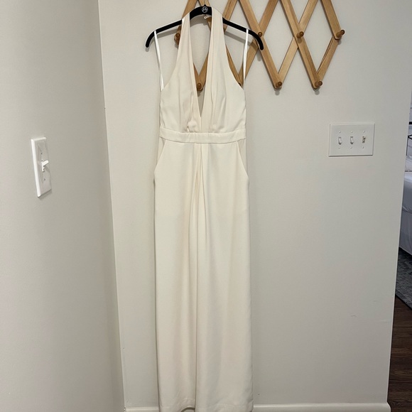 Anthropologie Jill Jill Stuart White Jumpsuit - Size 2 - Picture 4 of 8